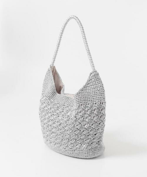 SENSE OF PLACE by URBAN RESEARCH / センスオブプレイス バイ アーバンリサーチ かごバック | メタリックヤーンバッグ | 詳細27