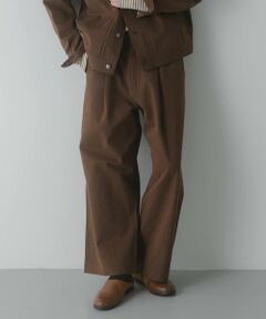 SENSE OF PLACE by URBAN RESEARCH / センスオブプレイス バイ アーバンリサーチ その他パンツ | コットンツイルタックワイドパンツ