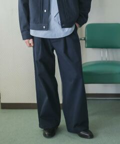 SENSE OF PLACE by URBAN RESEARCH / センスオブプレイス バイ アーバンリサーチ その他パンツ | コットンツイルタックワイドパンツ