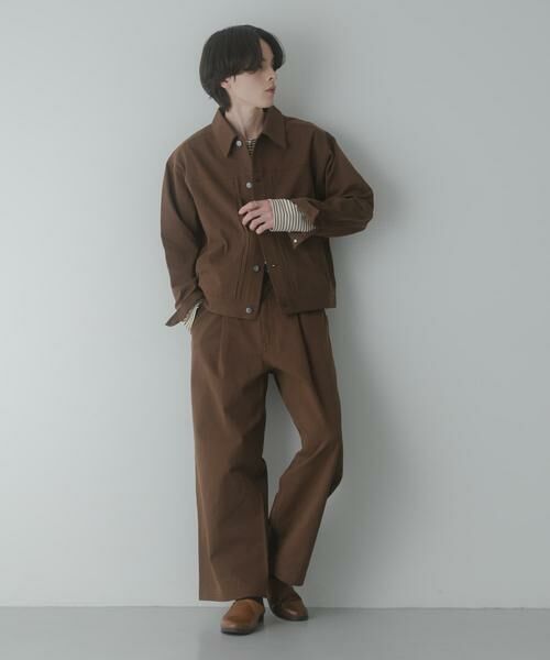 SENSE OF PLACE by URBAN RESEARCH / センスオブプレイス バイ アーバンリサーチ その他パンツ | コットンツイルタックワイドパンツ | 詳細6