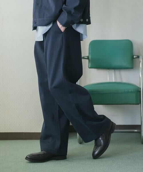 SENSE OF PLACE by URBAN RESEARCH / センスオブプレイス バイ アーバンリサーチ その他パンツ | コットンツイルタックワイドパンツ | 詳細9