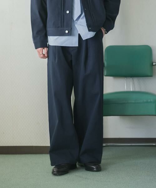 SENSE OF PLACE by URBAN RESEARCH / センスオブプレイス バイ アーバンリサーチ その他パンツ | コットンツイルタックワイドパンツ | 詳細10