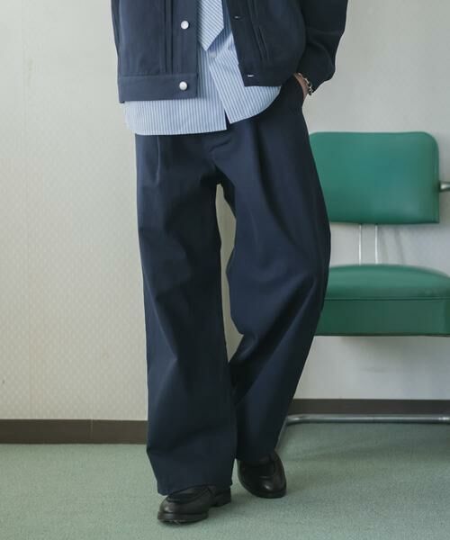 SENSE OF PLACE by URBAN RESEARCH / センスオブプレイス バイ アーバンリサーチ その他パンツ | コットンツイルタックワイドパンツ | 詳細11