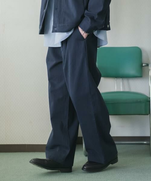SENSE OF PLACE by URBAN RESEARCH / センスオブプレイス バイ アーバンリサーチ その他パンツ | コットンツイルタックワイドパンツ | 詳細12