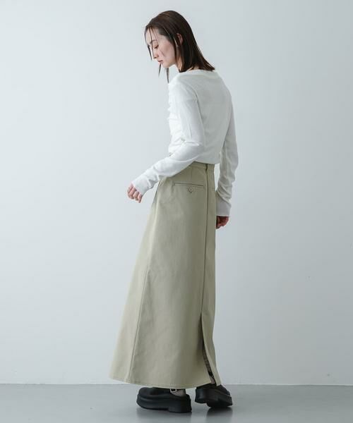 SENSE OF PLACE by URBAN RESEARCH / センスオブプレイス バイ アーバンリサーチ Tシャツ | シアードレープリブトップ | 詳細14