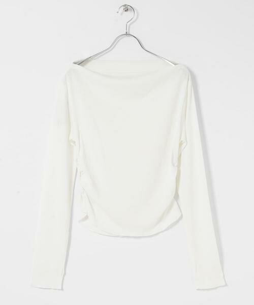 SENSE OF PLACE by URBAN RESEARCH / センスオブプレイス バイ アーバンリサーチ Tシャツ | シアードレープリブトップ | 詳細15