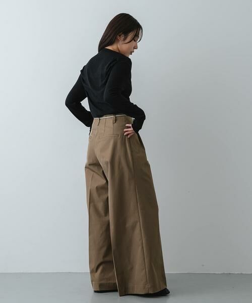 SENSE OF PLACE by URBAN RESEARCH / センスオブプレイス バイ アーバンリサーチ Tシャツ | シアードレープリブトップ | 詳細21