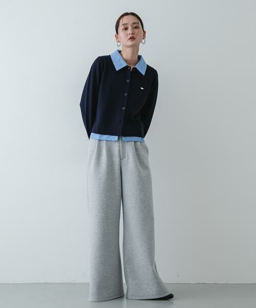 SENSE OF PLACE by URBAN RESEARCH / センスオブプレイス バイ アーバンリサーチ ニット・セーター | 『洗濯可』プレートツキシャツドッキングニットカーディガン | 詳細7