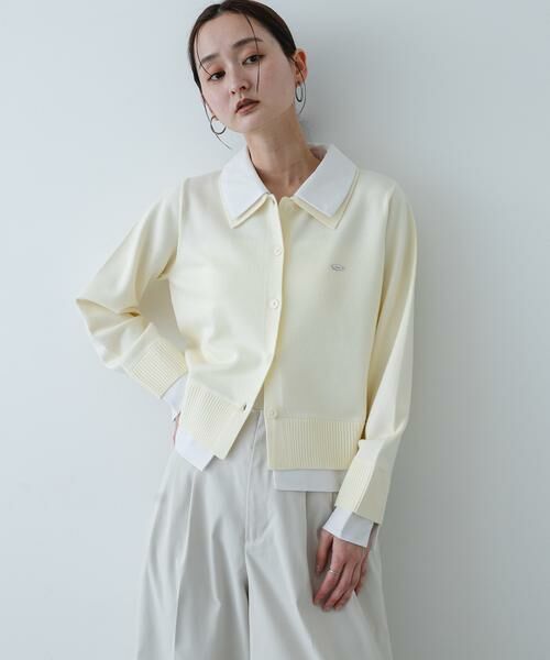 SENSE OF PLACE by URBAN RESEARCH / センスオブプレイス バイ アーバンリサーチ ニット・セーター | 『洗濯可』プレートツキシャツドッキングニットカーディガン | 詳細14