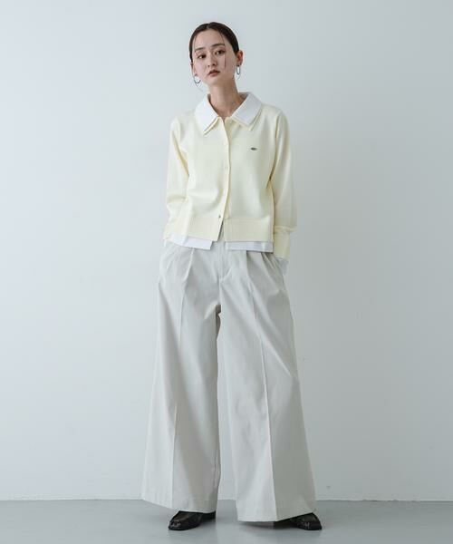 SENSE OF PLACE by URBAN RESEARCH / センスオブプレイス バイ アーバンリサーチ ニット・セーター | 『洗濯可』プレートツキシャツドッキングニットカーディガン | 詳細16