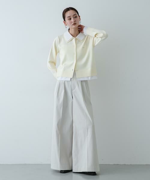 SENSE OF PLACE by URBAN RESEARCH / センスオブプレイス バイ アーバンリサーチ ニット・セーター | 『洗濯可』プレートツキシャツドッキングニットカーディガン | 詳細17