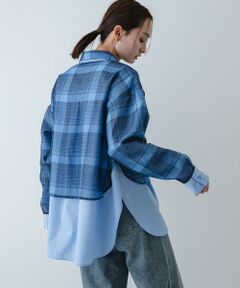 SENSE OF PLACE by URBAN RESEARCH / センスオブプレイス バイ アーバンリサーチ シャツ・ブラウス | シアーチェックレイヤードシャツ