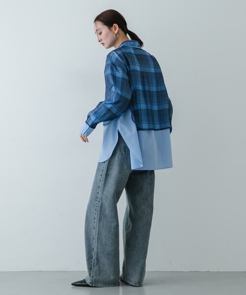 SENSE OF PLACE by URBAN RESEARCH / センスオブプレイス バイ アーバンリサーチ シャツ・ブラウス | シアーチェックレイヤードシャツ | 詳細5