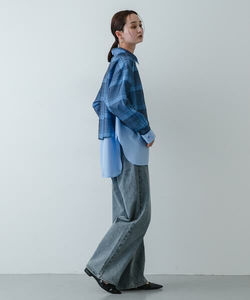 SENSE OF PLACE by URBAN RESEARCH / センスオブプレイス バイ アーバンリサーチ シャツ・ブラウス | シアーチェックレイヤードシャツ | 詳細6