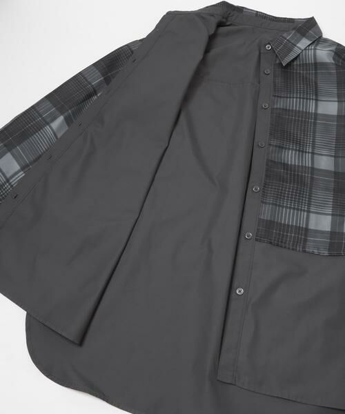 SENSE OF PLACE by URBAN RESEARCH / センスオブプレイス バイ アーバンリサーチ シャツ・ブラウス | シアーチェックレイヤードシャツ | 詳細18