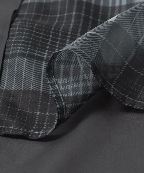 SENSE OF PLACE by URBAN RESEARCH / センスオブプレイス バイ アーバンリサーチ シャツ・ブラウス | シアーチェックレイヤードシャツ | 詳細21