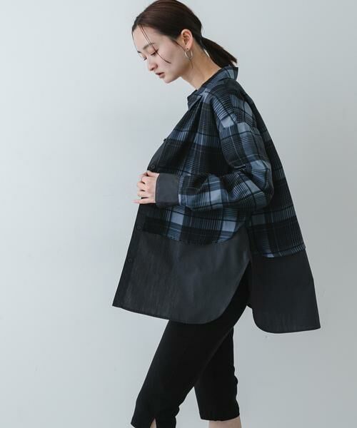 SENSE OF PLACE by URBAN RESEARCH / センスオブプレイス バイ アーバンリサーチ シャツ・ブラウス | シアーチェックレイヤードシャツ | 詳細11