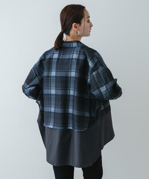 SENSE OF PLACE by URBAN RESEARCH / センスオブプレイス バイ アーバンリサーチ シャツ・ブラウス | シアーチェックレイヤードシャツ | 詳細12