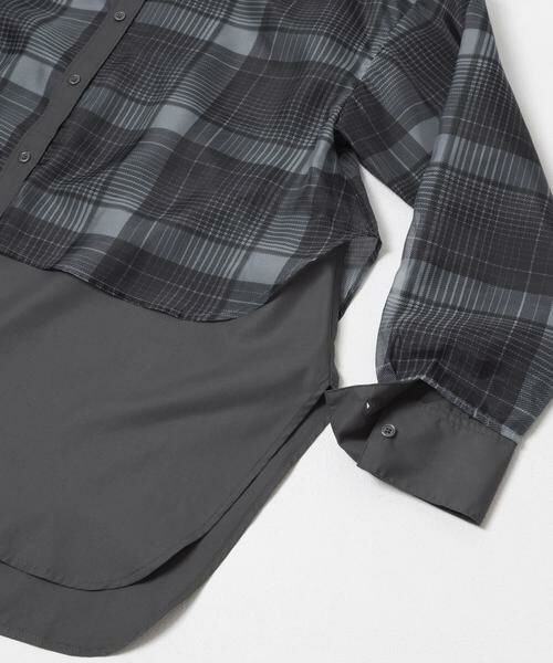 SENSE OF PLACE by URBAN RESEARCH / センスオブプレイス バイ アーバンリサーチ シャツ・ブラウス | シアーチェックレイヤードシャツ | 詳細17
