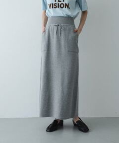 SENSE OF PLACE by URBAN RESEARCH / センスオブプレイス バイ アーバンリサーチ スカート | 『洗濯可』スウェットライクニットスカート
