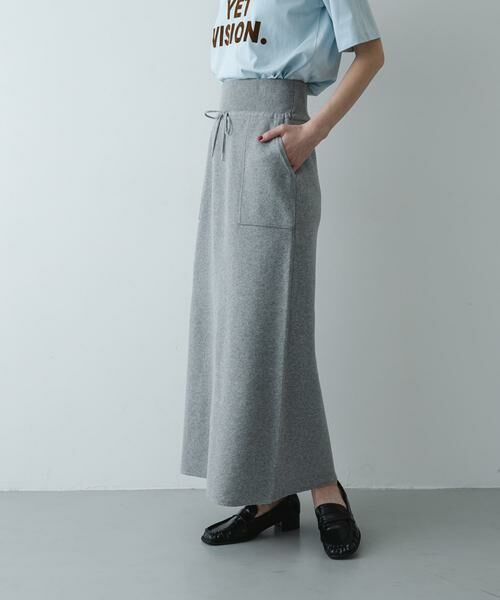 SENSE OF PLACE by URBAN RESEARCH / センスオブプレイス バイ アーバンリサーチ スカート | 『洗濯可』スウェットライクニットスカート | 詳細9