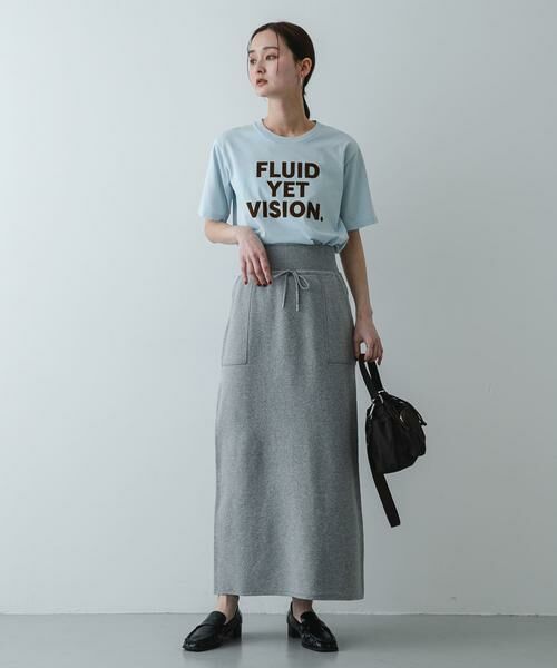 SENSE OF PLACE by URBAN RESEARCH / センスオブプレイス バイ アーバンリサーチ スカート | 『洗濯可』スウェットライクニットスカート | 詳細12