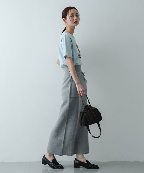 SENSE OF PLACE by URBAN RESEARCH / センスオブプレイス バイ アーバンリサーチ スカート | 『洗濯可』スウェットライクニットスカート | 詳細13