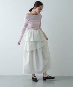 SENSE OF PLACE by URBAN RESEARCH / センスオブプレイス バイ アーバンリサーチ スカート | タックボリュームティアードスカート