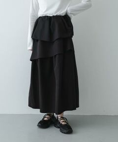SENSE OF PLACE by URBAN RESEARCH / センスオブプレイス バイ アーバンリサーチ スカート | タックボリュームティアードスカート
