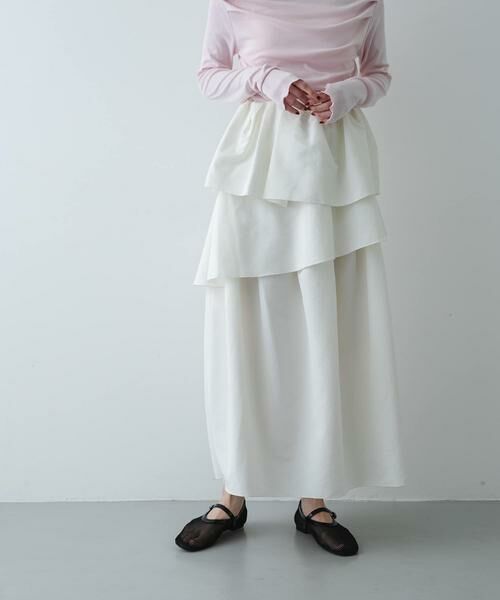 SENSE OF PLACE by URBAN RESEARCH / センスオブプレイス バイ アーバンリサーチ スカート | タックボリュームティアードスカート | 詳細2