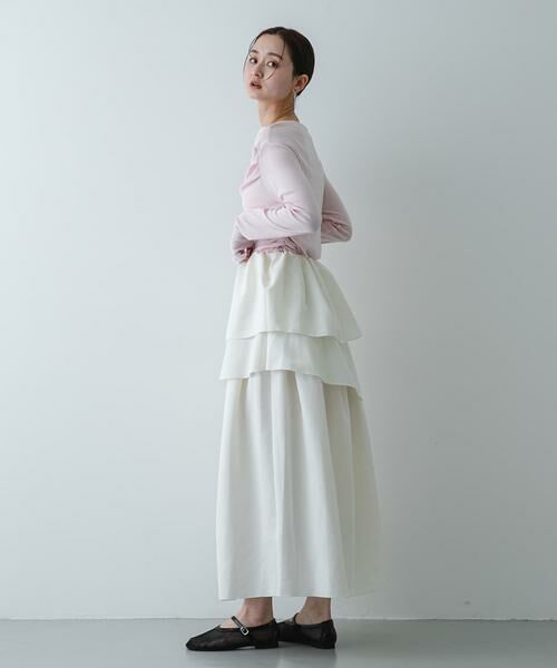 SENSE OF PLACE by URBAN RESEARCH / センスオブプレイス バイ アーバンリサーチ スカート | タックボリュームティアードスカート | 詳細6