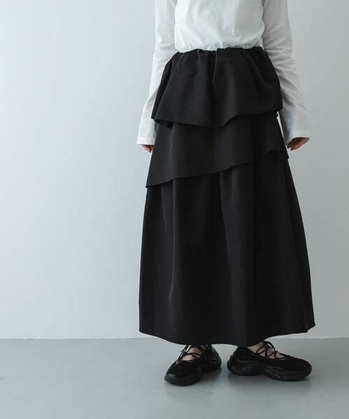SENSE OF PLACE by URBAN RESEARCH / センスオブプレイス バイ アーバンリサーチ スカート | タックボリュームティアードスカート | 詳細15