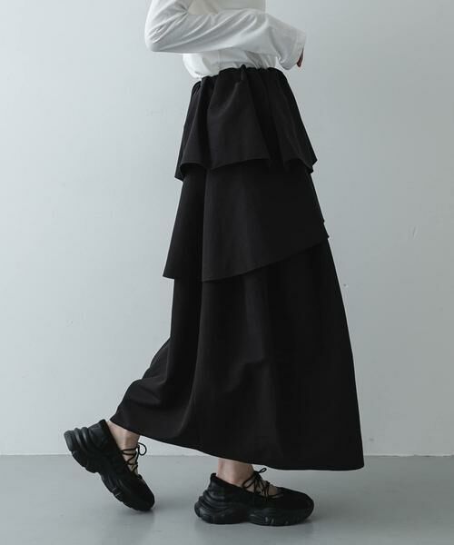 SENSE OF PLACE by URBAN RESEARCH / センスオブプレイス バイ アーバンリサーチ スカート | タックボリュームティアードスカート | 詳細16