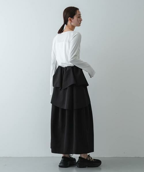 SENSE OF PLACE by URBAN RESEARCH / センスオブプレイス バイ アーバンリサーチ スカート | タックボリュームティアードスカート | 詳細20