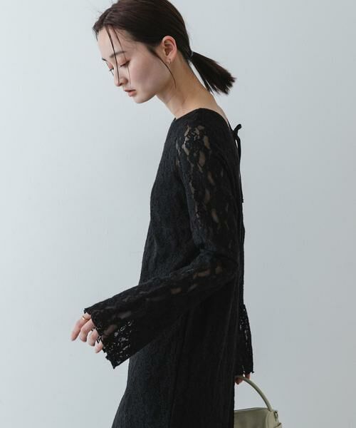 SENSE OF PLACE by URBAN RESEARCH / センスオブプレイス バイ アーバンリサーチ ワンピース | レースフレアーワンピース | 詳細14