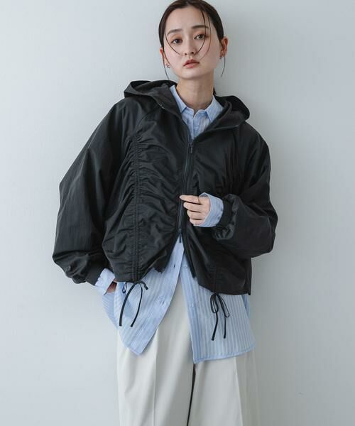 SENSE OF PLACE by URBAN RESEARCH / センスオブプレイス バイ アーバンリサーチ ブルゾン | シャーリングライトブルゾン（チャコールグレー）