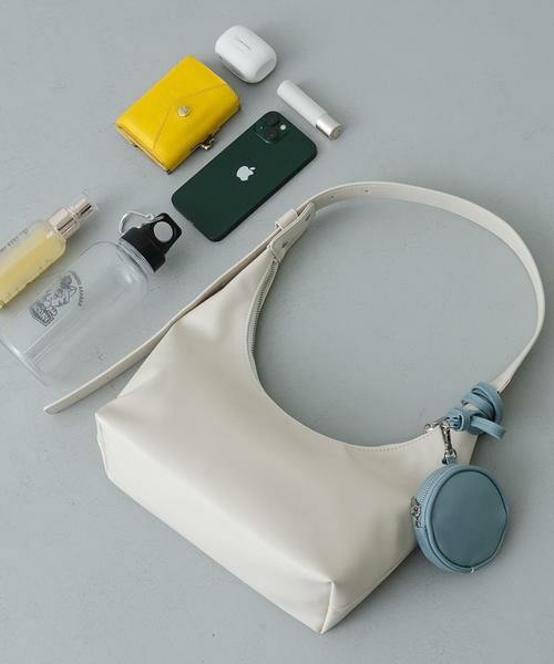 SENSE OF PLACE by URBAN RESEARCH / センスオブプレイス バイ アーバンリサーチ ハンドバッグ | ラウンドポーチツキバッグ（ライトベージュ）