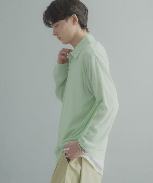 SENSE OF PLACE by URBAN RESEARCH / センスオブプレイス バイ アーバンリサーチ ポロシャツ | シアーロングスリーブポロシャツ | 詳細4