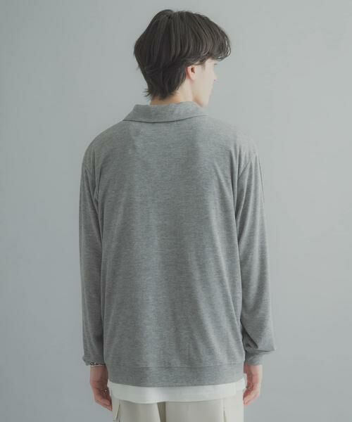 SENSE OF PLACE by URBAN RESEARCH / センスオブプレイス バイ アーバンリサーチ ポロシャツ | シアーロングスリーブポロシャツ | 詳細19