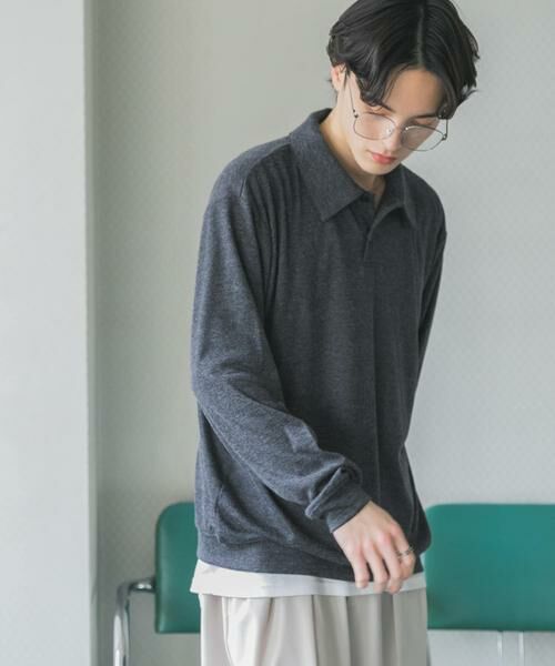 SENSE OF PLACE by URBAN RESEARCH / センスオブプレイス バイ アーバンリサーチ ポロシャツ | シアーロングスリーブポロシャツ | 詳細26