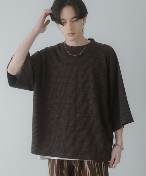 SENSE OF PLACE by URBAN RESEARCH / センスオブプレイス バイ アーバンリサーチ Tシャツ | ソフトワッフルエクストラルーズTシャツ | 詳細4