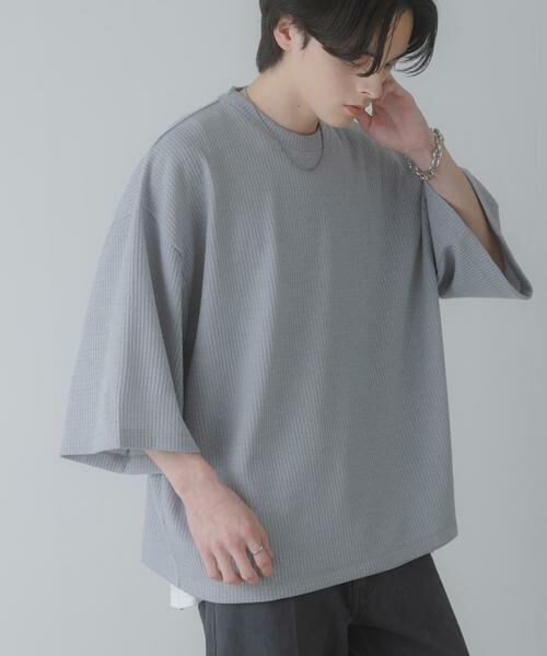 SENSE OF PLACE by URBAN RESEARCH / センスオブプレイス バイ アーバンリサーチ Tシャツ | ソフトワッフルエクストラルーズTシャツ | 詳細17