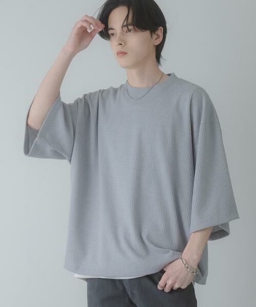 SENSE OF PLACE by URBAN RESEARCH / センスオブプレイス バイ アーバンリサーチ Tシャツ | ソフトワッフルエクストラルーズTシャツ | 詳細19