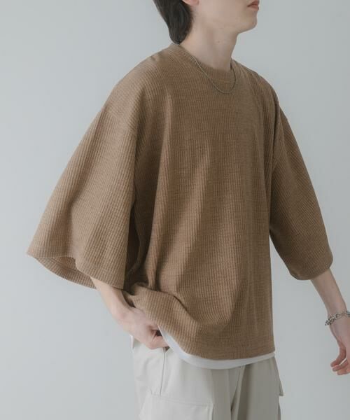 SENSE OF PLACE by URBAN RESEARCH / センスオブプレイス バイ アーバンリサーチ Tシャツ | ソフトワッフルエクストラルーズTシャツ | 詳細28