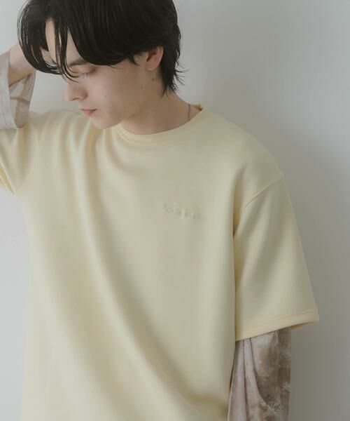 SENSE OF PLACE by URBAN RESEARCH / センスオブプレイス バイ アーバンリサーチ Tシャツ | 『一部WEB限定カラー』『接触冷感/速乾』シシュウダンボールポンチショートスリーブTシャツ | 詳細1