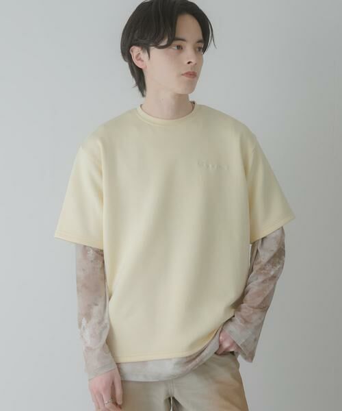 SENSE OF PLACE by URBAN RESEARCH / センスオブプレイス バイ アーバンリサーチ Tシャツ | 『一部WEB限定カラー』『接触冷感/速乾』シシュウダンボールポンチショートスリーブTシャツ | 詳細2