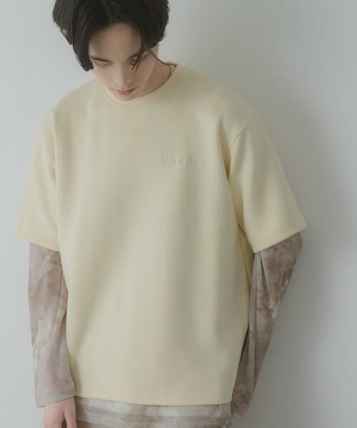 SENSE OF PLACE by URBAN RESEARCH / センスオブプレイス バイ アーバンリサーチ Tシャツ | 『一部WEB限定カラー』『接触冷感/速乾』シシュウダンボールポンチショートスリーブTシャツ | 詳細3