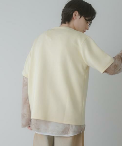 SENSE OF PLACE by URBAN RESEARCH / センスオブプレイス バイ アーバンリサーチ Tシャツ | 『一部WEB限定カラー』『接触冷感/速乾』シシュウダンボールポンチショートスリーブTシャツ | 詳細5