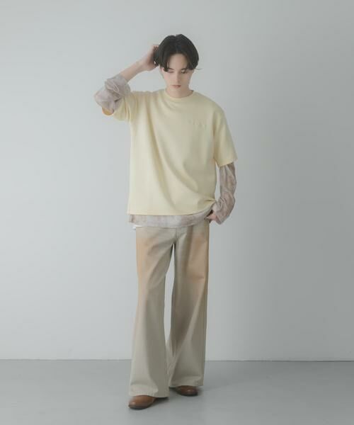 SENSE OF PLACE by URBAN RESEARCH / センスオブプレイス バイ アーバンリサーチ Tシャツ | 『一部WEB限定カラー』『接触冷感/速乾』シシュウダンボールポンチショートスリーブTシャツ | 詳細6