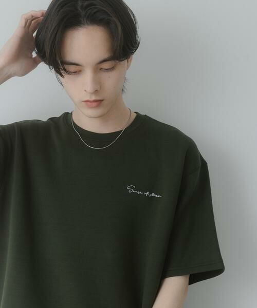 SENSE OF PLACE by URBAN RESEARCH / センスオブプレイス バイ アーバンリサーチ Tシャツ | 『一部WEB限定カラー』『接触冷感/速乾』シシュウダンボールポンチショートスリーブTシャツ | 詳細12